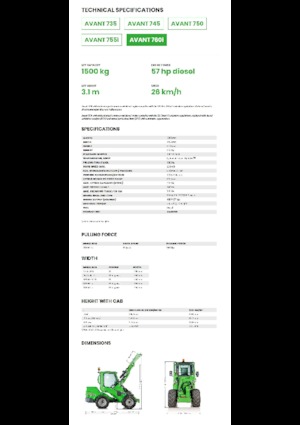 Wielladers Avant Tecno Avant 760i