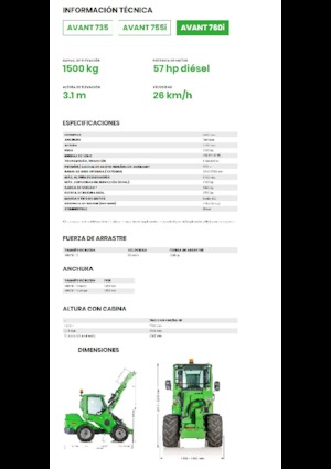 Wielladers Avant Tecno Avant 760i