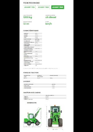 Wielladers Avant Tecno Avant 760i