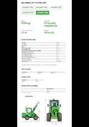 Wielladers Avant Tecno Avant 760i