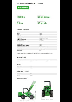 Wielladers Avant Tecno Avant 860i