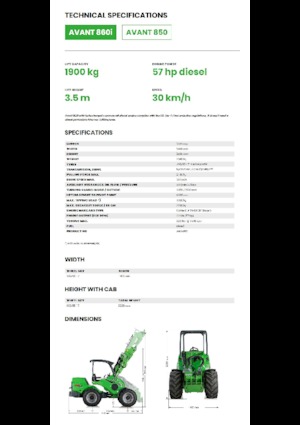 Wielladers Avant Tecno Avant 860i