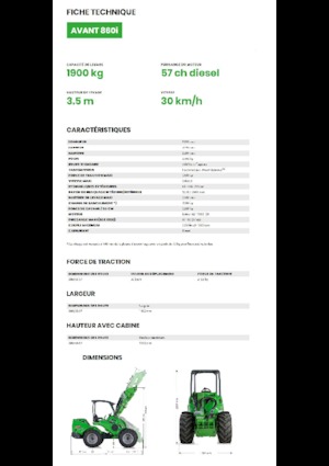 Wielladers Avant Tecno Avant 860i