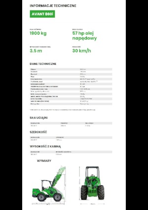 Wielladers Avant Tecno Avant 860i