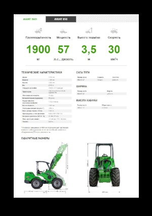 Wielladers Avant Tecno Avant 860i