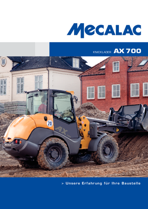 Wielladers Mecalac AX 700