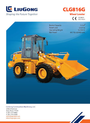 Wielladers Liugong CLG816G 