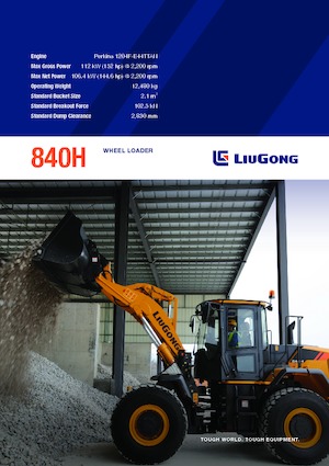 Wielladers Liugong 840H 