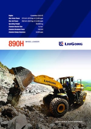 Wielladers Liugong 890H