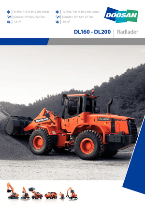 Wielladers Doosan DL 200