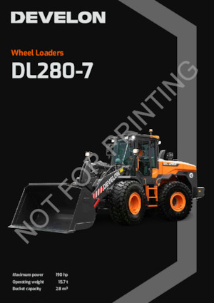 Wielladers Develon DL280-7