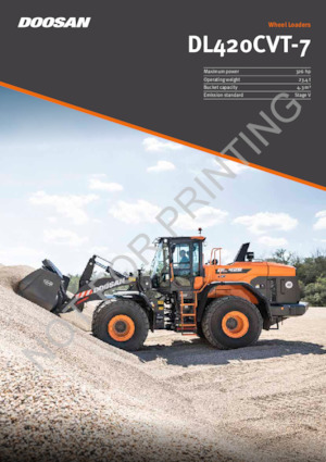 Wielladers Doosan DL420CVT-7