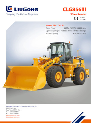Wielladers Liugong GLC856 III 