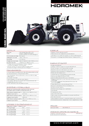 Wielladers Hidromek HMK 640 WL