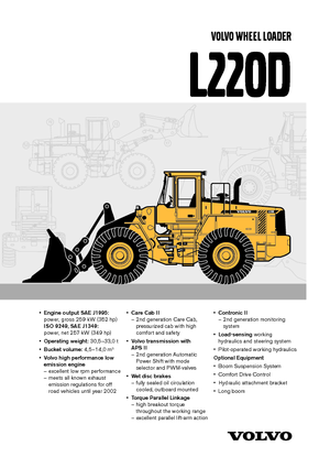 Wielladers Volvo L220D