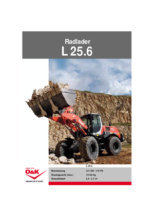 Wielladers O&K L 25.6