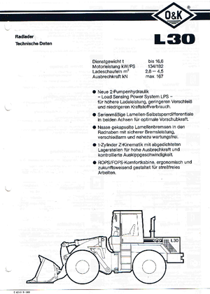 Wielladers O&K L 30