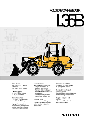 Wielladers Volvo L35B ZS Pro