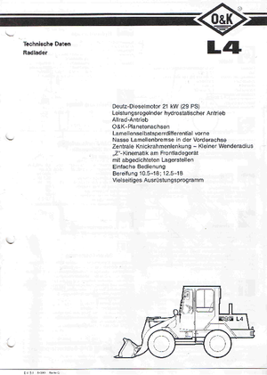 Wielladers O&K L 4 C