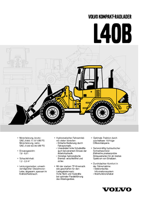 Wielladers Volvo L 40 BTP