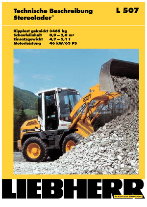 Wielladers Liebherr L 507 P-Stereo