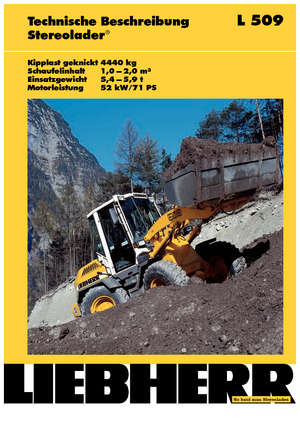 Wielladers Liebherr L 508 Z-Stereo