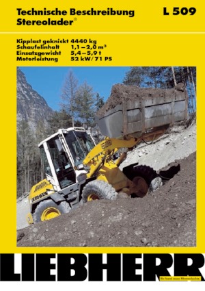 Wielladers Liebherr L 509 Stereo