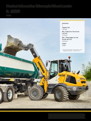 Wielladers Liebherr L 509 Tele