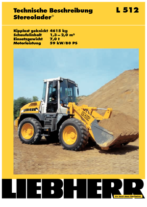 Wielladers Liebherr L 512 P-Stereo