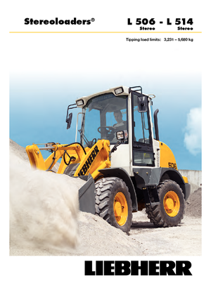 Wielladers Liebherr L 506 Stereo