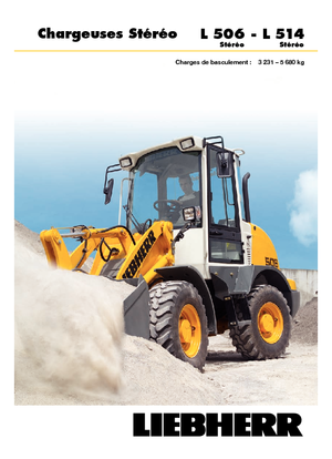 Wielladers Liebherr L 506 Stereo