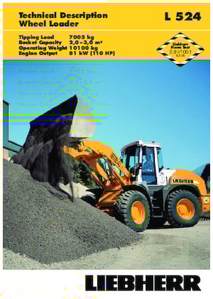 Wielladers Liebherr L 524