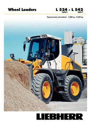 Wielladers Liebherr L 524 P 2 plus 1