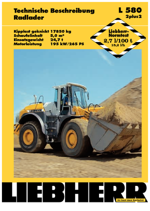 Wielladers Liebherr L 580