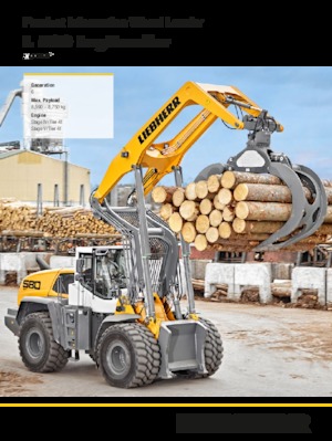 Wielladers Liebherr L 580 LogHandler XPower