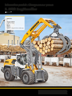 Wielladers Liebherr L 580 LogHandler XPower