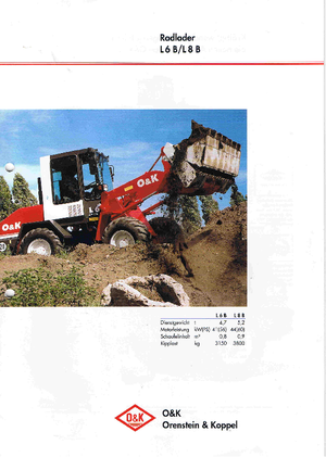 Wielladers O&K L 8 B