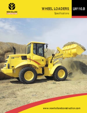 Wielladers New Holland LW110 B