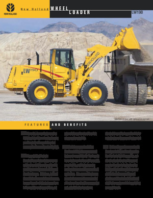 Wielladers New Holland LW190