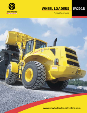 Wielladers New Holland LW270 B