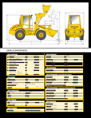 Wielladers New Holland LW50 B
