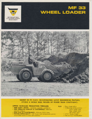 Wielladers Massey Ferguson MF 33