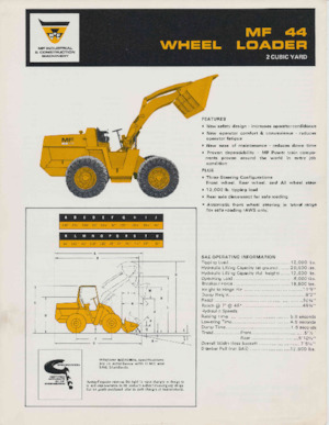 Wielladers Massey Ferguson MF 44