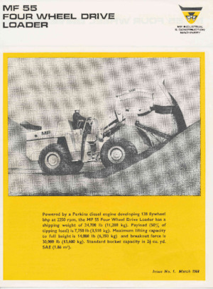 Wielladers Massey Ferguson MF 55
