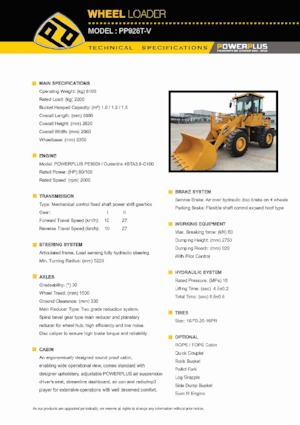 Wielladers PowerPlus PP928T-V