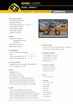 Wielladers PowerPlus PP938T-V