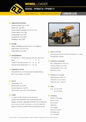 Wielladers PowerPlus PP968T-V