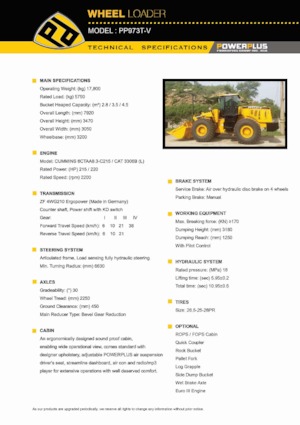 Wielladers PowerPlus PP973T-V