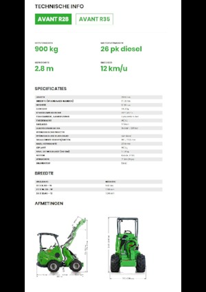 Wielladers Avant Tecno R 28