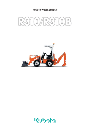 Wielladers Kubota R310 B